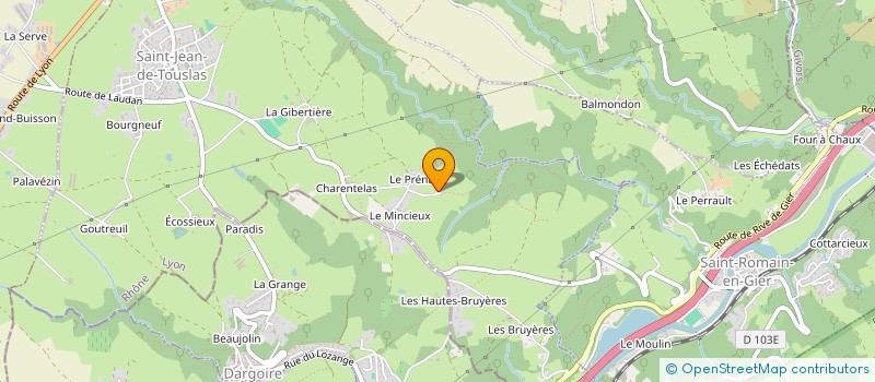 localisation de l'entreprise QUEEN C  BEAUVALLON