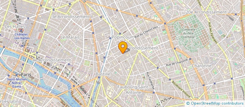 localisation de l'entreprise QUEEN CHIC  PARIS