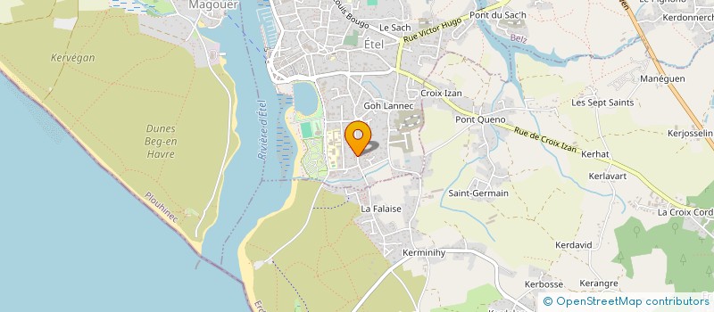 localisation de l'entreprise QUEEN COMPANY  ETEL