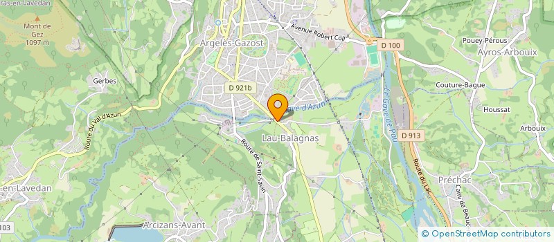 localisation de l'entreprise QUEEN MAME  LAU-BALAGNAS