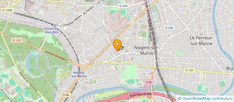 localisation de l'entreprise QUEEN NAILS  NOGENT-SUR-MARNE