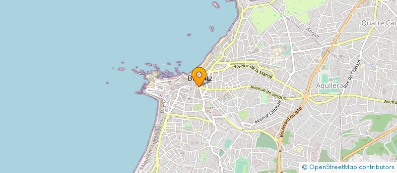 localisation de l'entreprise QUEEN'S à BIARRITZ