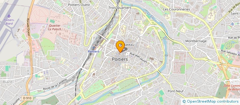 localisation de l'entreprise QUEEN'S BAG à POITIERS