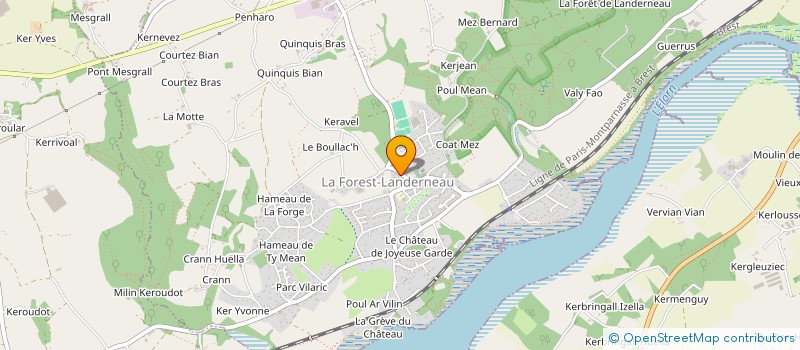 localisation de l'entreprise QUEEN'S LAB à BREST