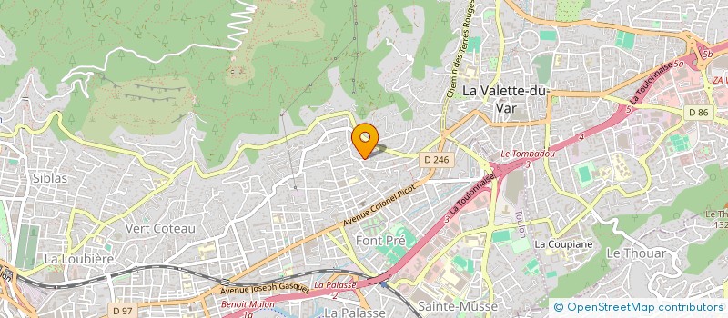 localisation de l'entreprise QUEEN V  TOULON