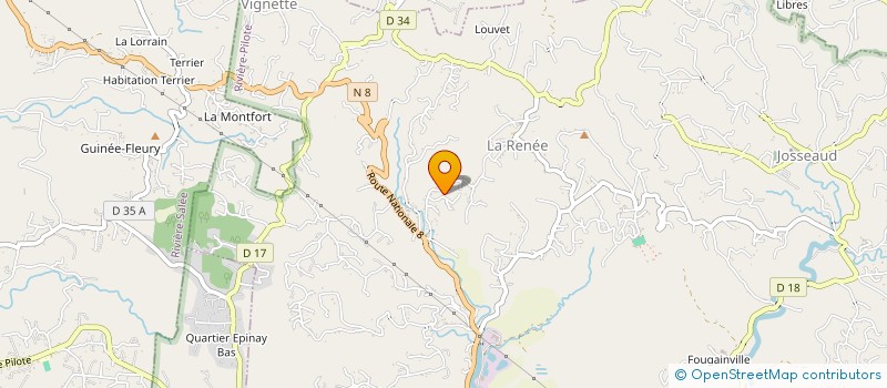 localisation de l'entreprise QUEEN VALY  RIVIERE-PILOTE