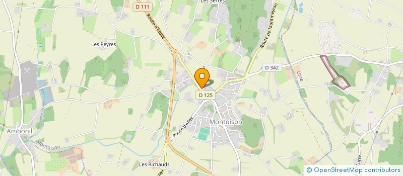 localisation de l'entreprise QUEENDY  MONTOISON