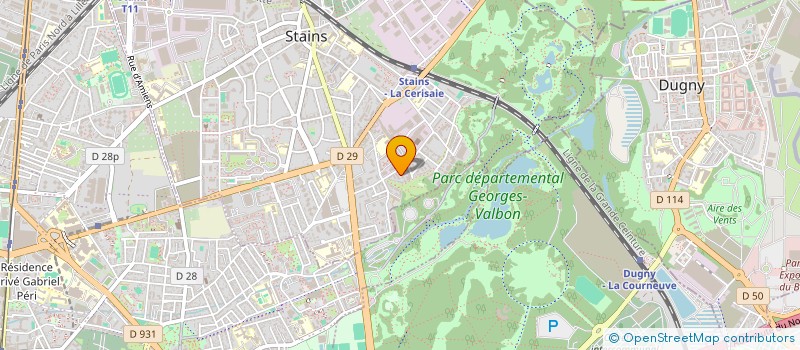 localisation de l'entreprise QUEENERLINE à STAINS