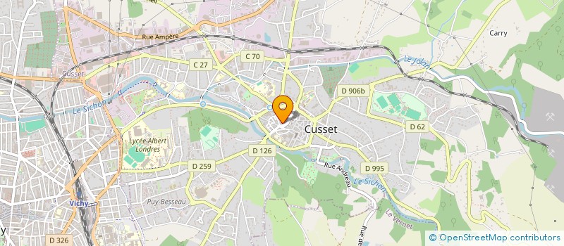 localisation de l'entreprise QUEENFEET à CUSSET
