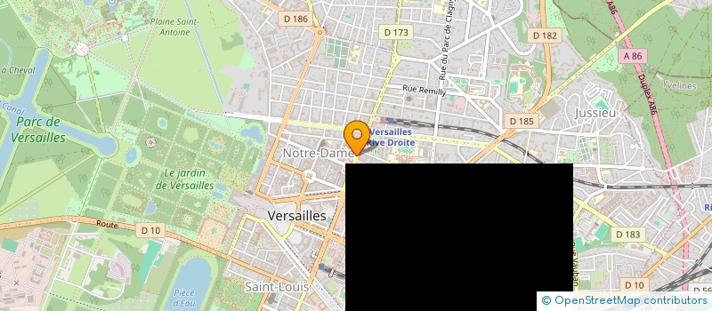 localisation de l'entreprise QUEENIES à VERSAILLES