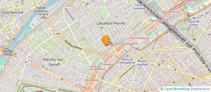 localisation de l'entreprise QUEENS.2 à LEVALLOIS-PERRET