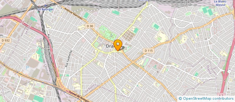 localisation de l'entreprise QUEENS à DRANCY