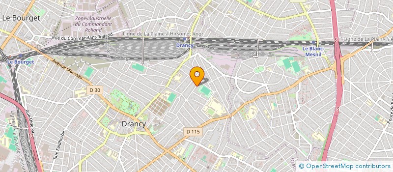 localisation de l'entreprise QUEENY  DRANCY