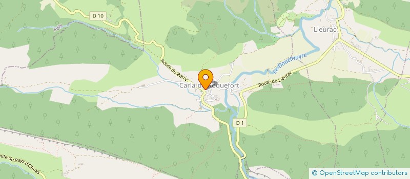 localisation de l'entreprise QUEERS DES CHAMPS à CARLA-DE-ROQUEFORT