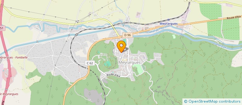 localisation de l'entreprise QUEFAITON  MEYRARGUES