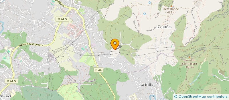 localisation de l'entreprise QUEILLAU  ALLAUCH