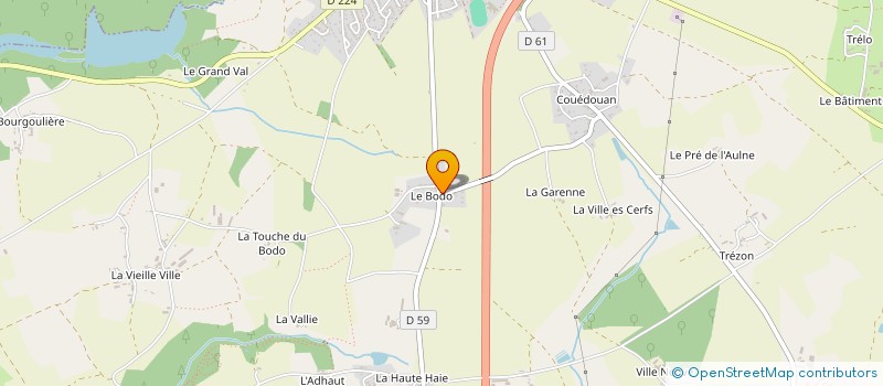 localisation de l'entreprise QUEINNEC  PLELAN-LE-GRAND