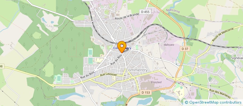 localisation de l'entreprise QUEIROS BRANDAO à COMMENTRY