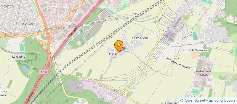 localisation de l'entreprise QUEIROS D-S  VILLEJUST