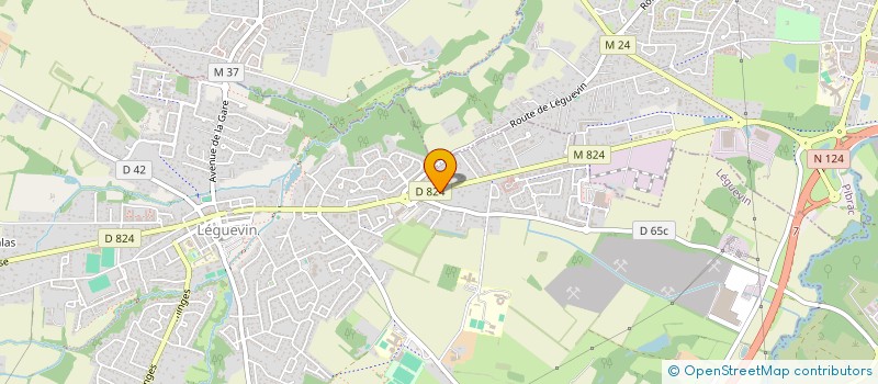 localisation de l'entreprise QUEIROS MACONNERIE CHARPENTE à LEGUEVIN