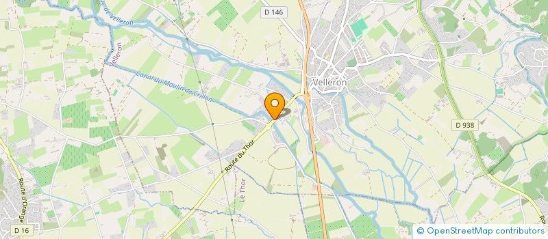 localisation de l'entreprise QUEL SUD  VELLERON