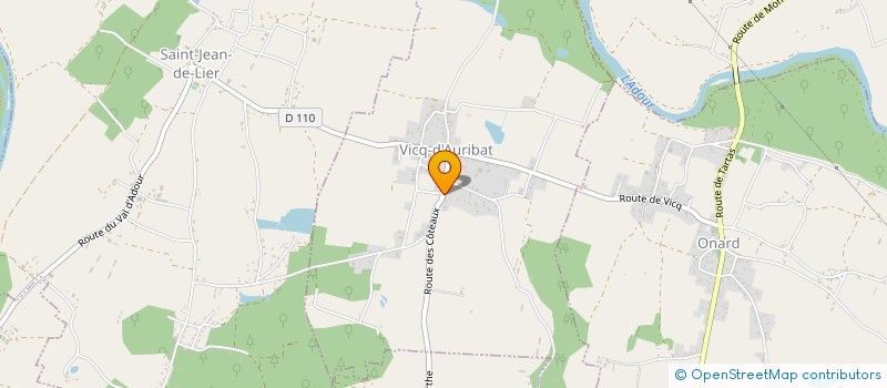 localisation de l'entreprise QUELAM  VICQ-D'AURIBAT