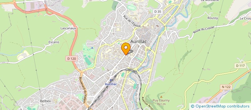 localisation de l'entreprise QUELAPOESIE à AURILLAC