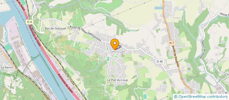 localisation de l'entreprise QUELART  SEYSSUEL