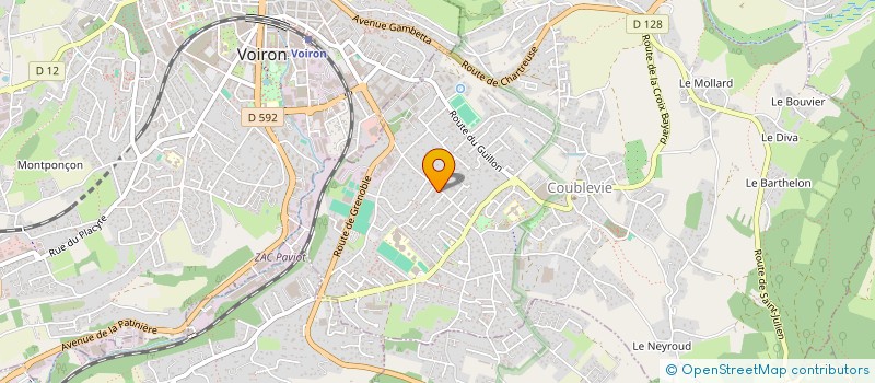 localisation de l'entreprise QUELBATI INVEST  COUBLEVIE