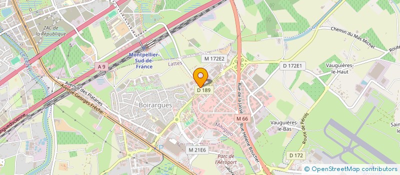 localisation de l'entreprise QUELENNEC à LATTES