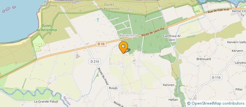 localisation de l'entreprise QUELENNEC G  TREFLEZ