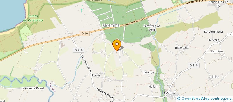 localisation de l'entreprise QUELENNEC HF  TREFLEZ