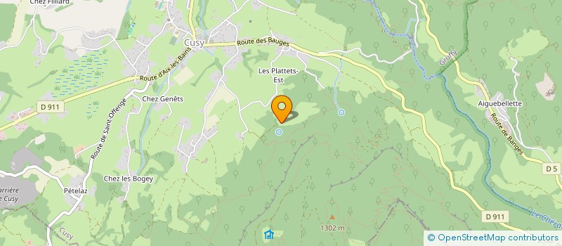 localisation de l'entreprise QUELLE JOLIE PLANETE  CUSY