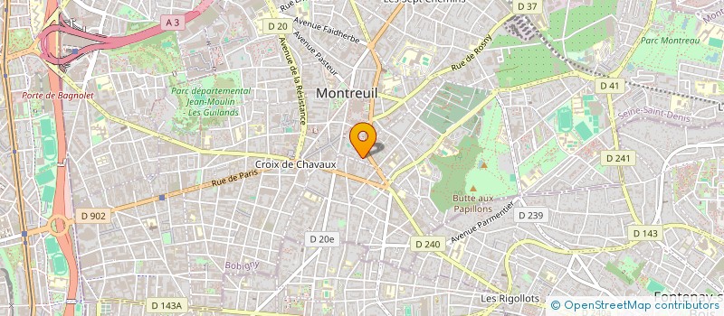 localisation de l'entreprise QUELLO STUDIO à MONTREUIL