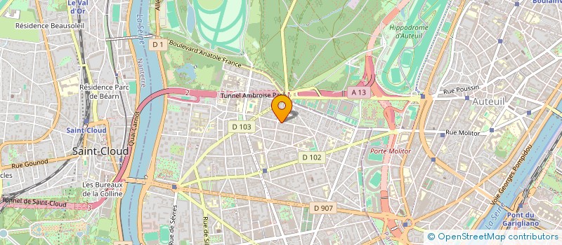 localisation de l'entreprise QUELOT à BOULOGNE-BILLANCOURT