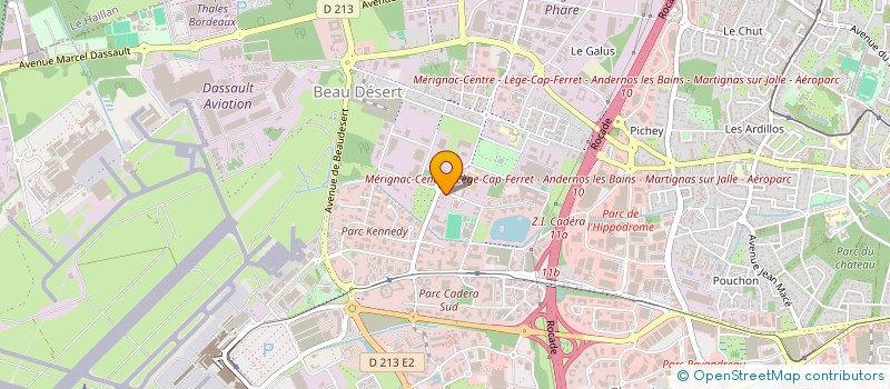 localisation de l'entreprise QUELSOU à MERIGNAC