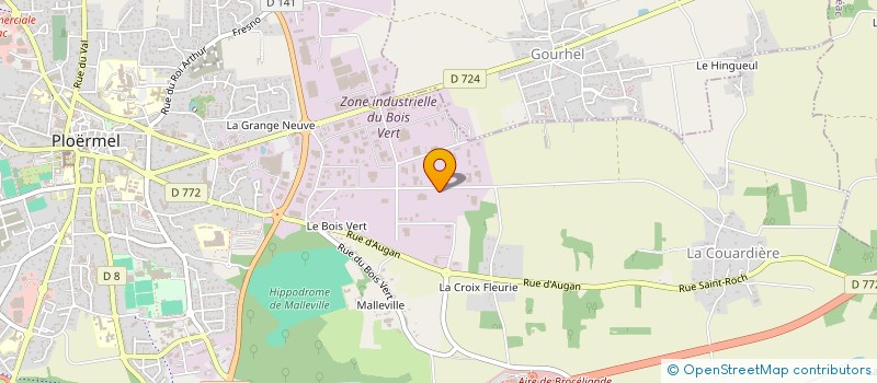 localisation de l'entreprise QUEMARD HAYS  PLOERMEL