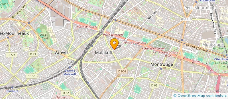 localisation de l'entreprise QUEMARED à MALAKOFF