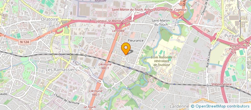 localisation de l'entreprise QUEMENEUR à TOULOUSE