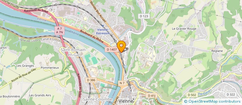 localisation de l'entreprise QUEMERA FORMATION à VIENNE