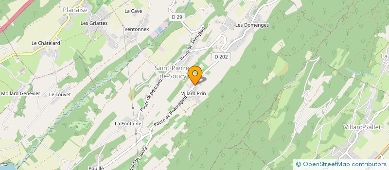 localisation de l'entreprise QUENARD JEAN PIERRE JEAN FRANCOIS  CHIGNIN