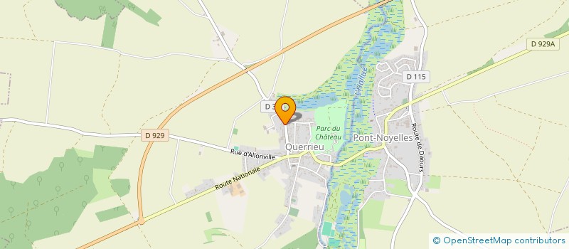 localisation de l'entreprise QUENAT  QUERRIEU