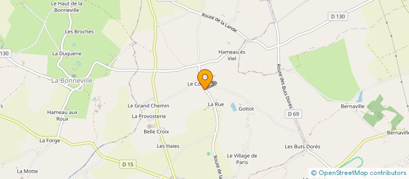localisation de l'entreprise QUENAULT à ETIENVILLE