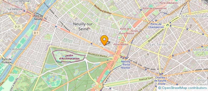 localisation de l'entreprise QUENBAULT à NEUILLY-SUR-SEINE