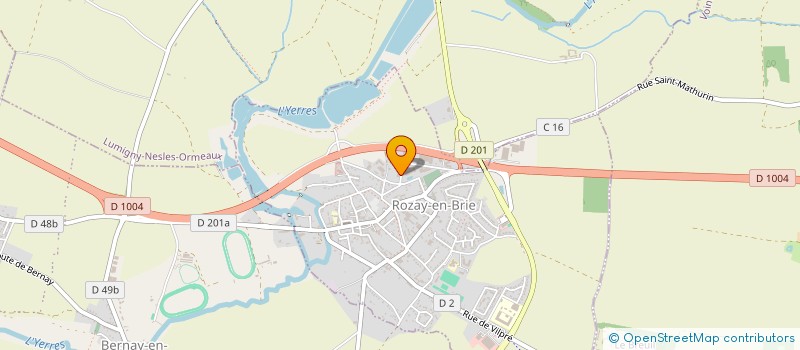 localisation de l'entreprise QUENCA  ROZAY-EN-BRIE