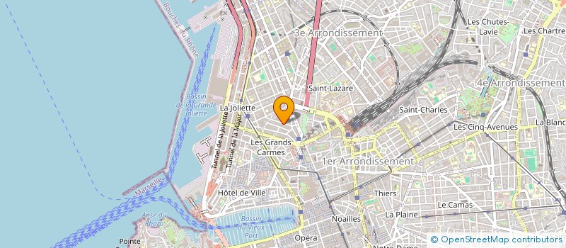 localisation de l'entreprise QUENDOR à MARSEILLE