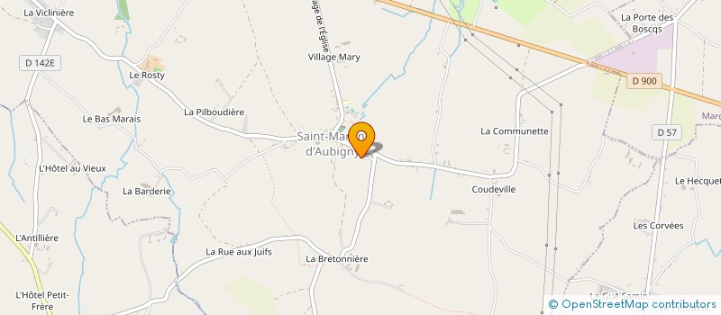 localisation de l'entreprise QUENDUBAT  SAINT MARTIN D'AUBIGNY