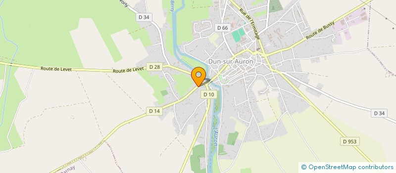 localisation de l'entreprise QUENET ANDRE ET QUENET RENE  DUN-SUR-AURON