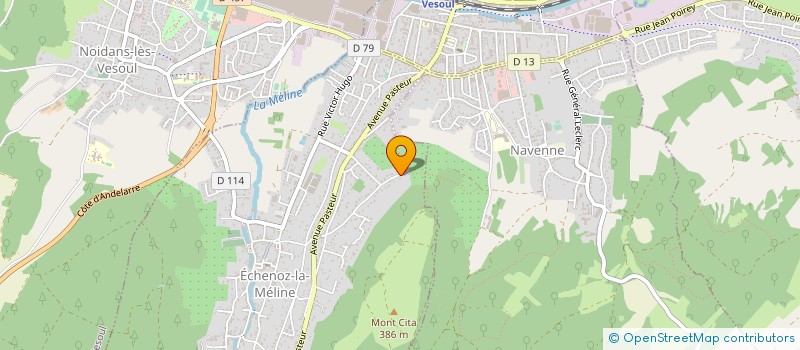localisation de l'entreprise QUENEXIS à ECHENOZ-LA-MELINE