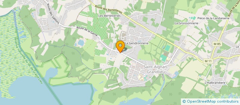 localisation de l'entreprise QUENJEALOU  SAINT-AIGNAN-GRANDLIEU